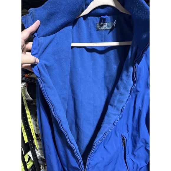 Vintage Ralph Lauren Polo Zip Up Jacket W/ Hidden Hoodie Size Xl - Picture 6 of 7